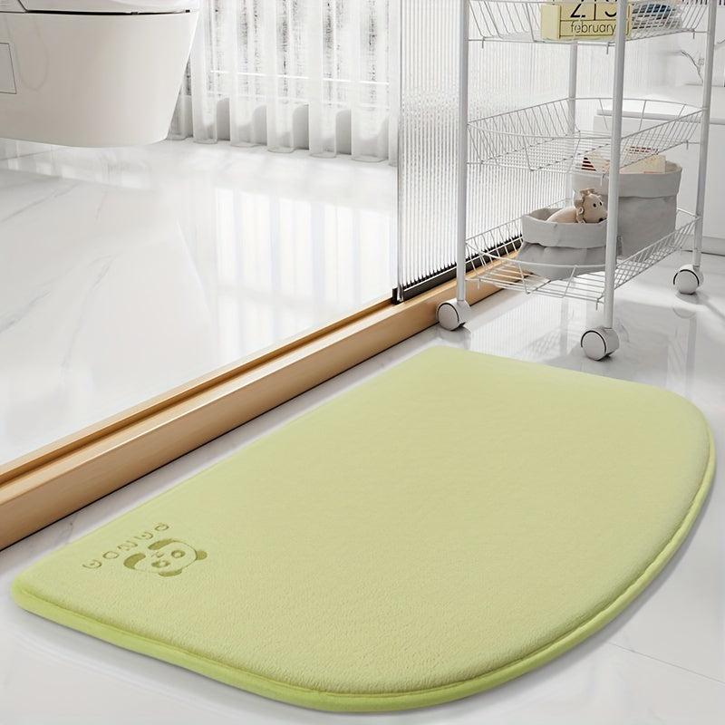 1pc Bathroom Floor Mat Absorbent Mat Household Toilet Doorway Non slip Step Pad