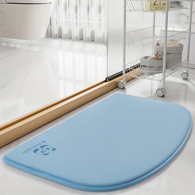 1pc Bathroom Floor Mat Absorbent Mat Household Toilet Doorway Non slip Step Pad