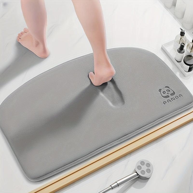 1pc Bathroom Floor Mat Absorbent Mat Household Toilet Doorway Non slip Step Pad