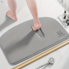 1pc Bathroom Floor Mat Absorbent Mat Household Toilet Doorway Non slip Step Pad