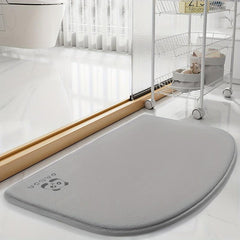 1pc Bathroom Floor Mat Absorbent Mat Household Toilet Doorway Non slip Step Pad