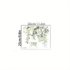 2pcs Flowers Toilet Stickers Self Adhesive Bathroom Decor
