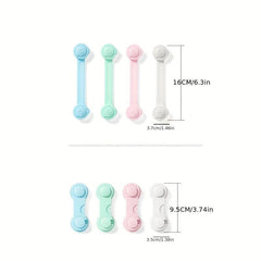 Baby Safety Lock Set Bear Head Lock Buckle 5pcs