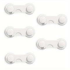 Baby Safety Lock Set Bear Head Lock Buckle 5pcs