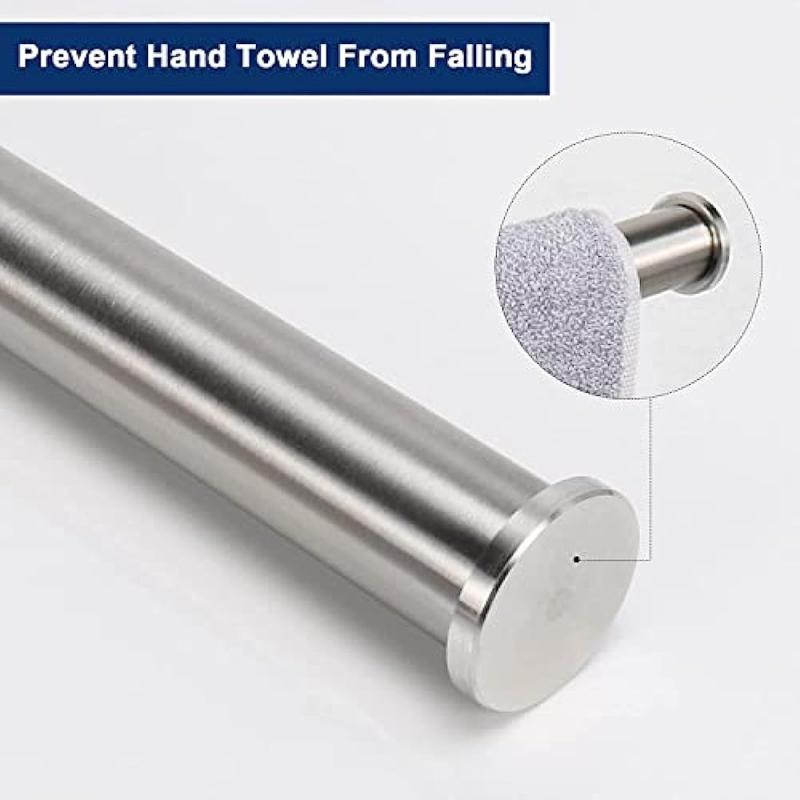 Stainless Steel Hand Towel Holder Self Adhesive Bathroom Towel Bar