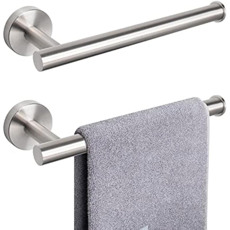 Stainless Steel Hand Towel Holder Self Adhesive Bathroom Towel Bar