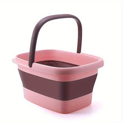 Foldable Foot Soaking Bucket Collapsible Household Foot Bath Massager Basin