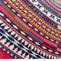 Boho Pattern Semicircle Floor Mat Soft Non Slip Bath Rug