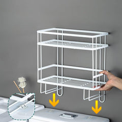 Bathroom Storage Rack Over Toilet Organizer Toiletries Cosmetic Shelves