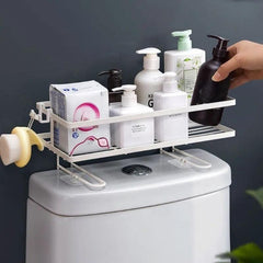 Bathroom Storage Rack Over Toilet Organizer Toiletries Cosmetic Shelves