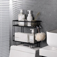 Bathroom Storage Rack Over Toilet Organizer Toiletries Cosmetic Shelves