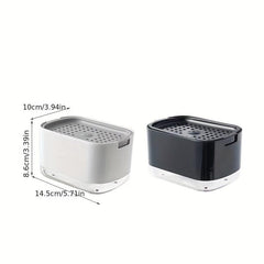 Convenient Soap Dispenser with Sponge - Ideal for Kitchen & Bathroom