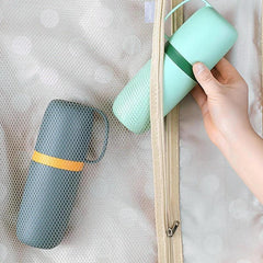 Portable Toothbrush Box with Dustproof Cover for Traveling