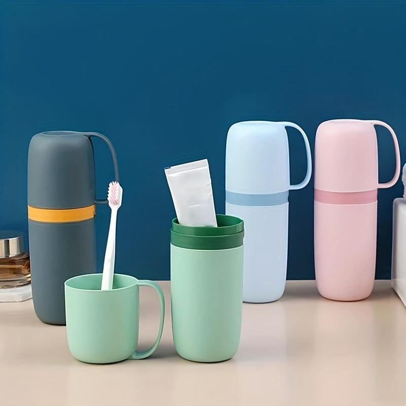 Portable Toothbrush Box with Dustproof Cover for Traveling