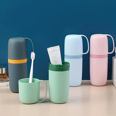 Portable Toothbrush Box with Dustproof Cover for Traveling