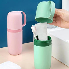 Portable Toothbrush Box with Dustproof Cover for Traveling
