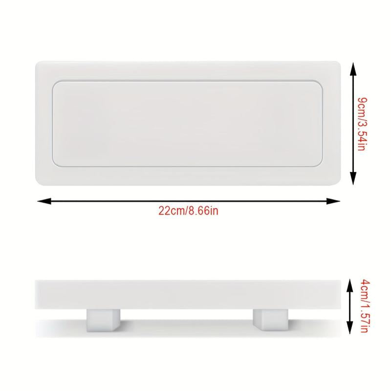 Silicone Storage Tray Standing Toilet Vanity Organizer