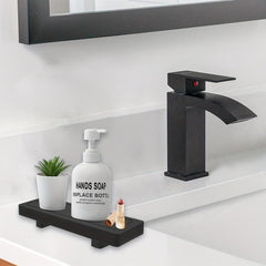 Silicone Storage Tray Standing Toilet Vanity Organizer