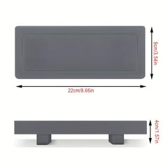 Silicone Storage Tray Standing Toilet Vanity Organizer