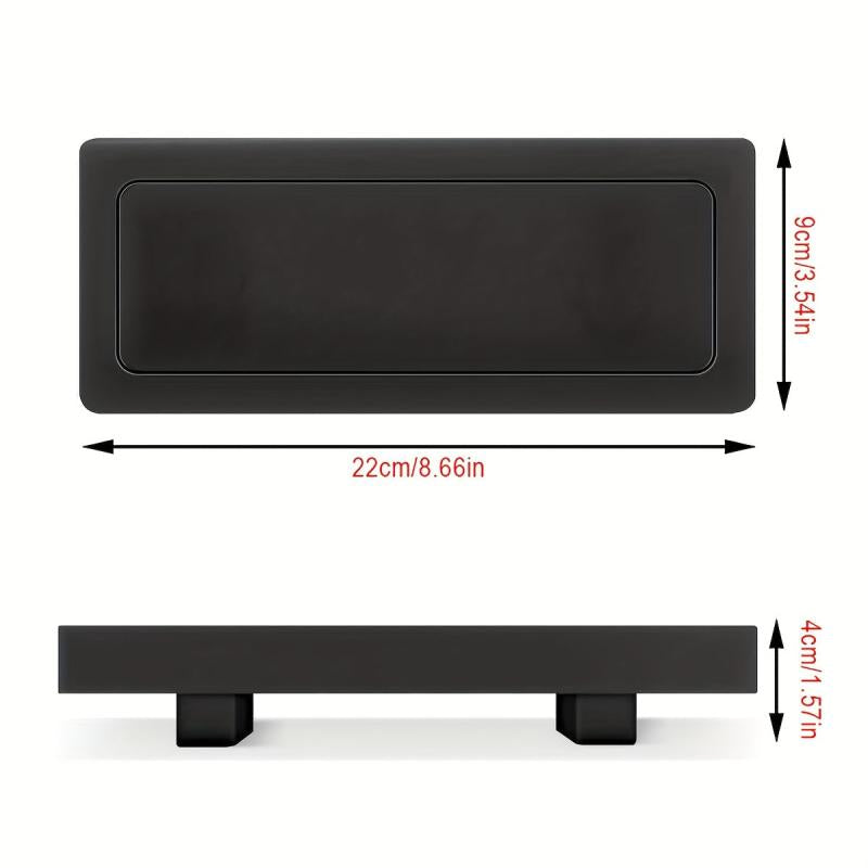 Silicone Storage Tray Standing Toilet Vanity Organizer