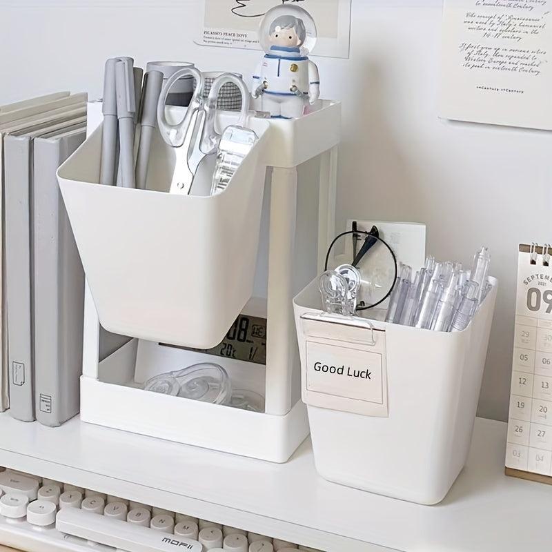 4pcs Home Storage Baskets Bathroom Make Up Organizer Pen Holder