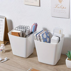 4pcs Home Storage Baskets Bathroom Make Up Organizer Pen Holder