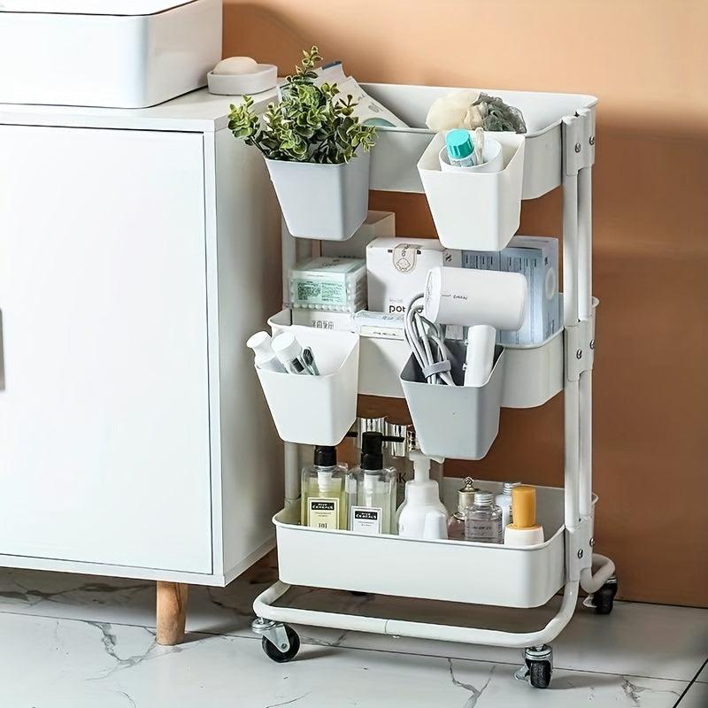 4pcs Home Storage Baskets Bathroom Make Up Organizer Pen Holder