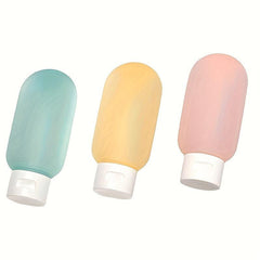 3pcs Portable Lotion Dispenser Bottle Refillable Containers For Toiletries