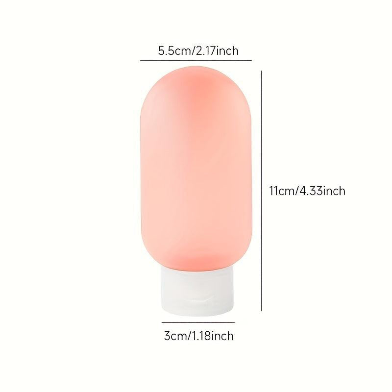 3pcs Portable Lotion Dispenser Bottle Refillable Containers For Toiletries