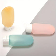 3pcs Portable Lotion Dispenser Bottle Refillable Containers For Toiletries