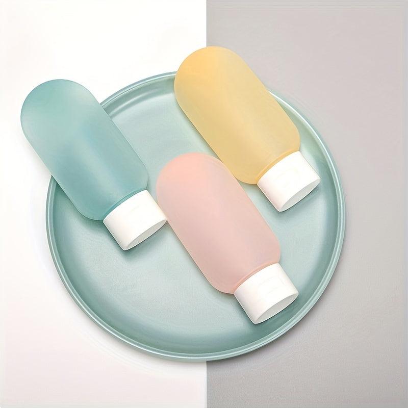 3pcs Portable Lotion Dispenser Bottle Refillable Containers For Toiletries