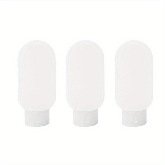 3pcs Portable Lotion Dispenser Bottle Refillable Containers For Toiletries
