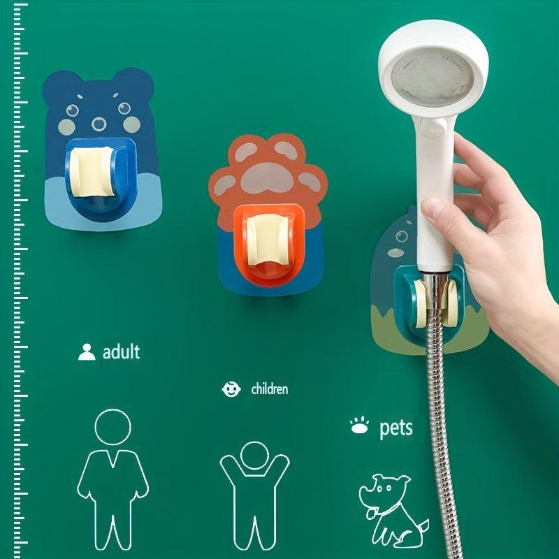 Cartoon Shower Head Bracket Set, Adjustable Lotus Holder