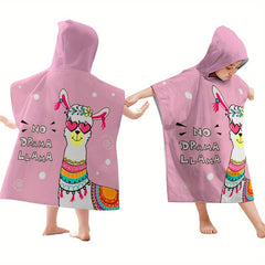 Kids' Hooded Bathrobe Towel Soft & Quick Drying