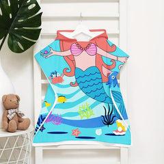 Kids' Hooded Bathrobe Towel Soft & Quick Drying