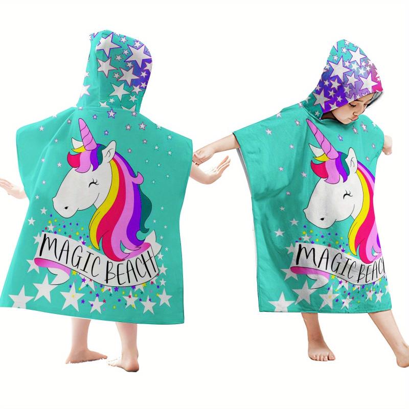 Kids' Hooded Bathrobe Towel Soft & Quick Drying