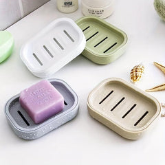 Plastic Double Layer Soap Dish Self Draining Holder