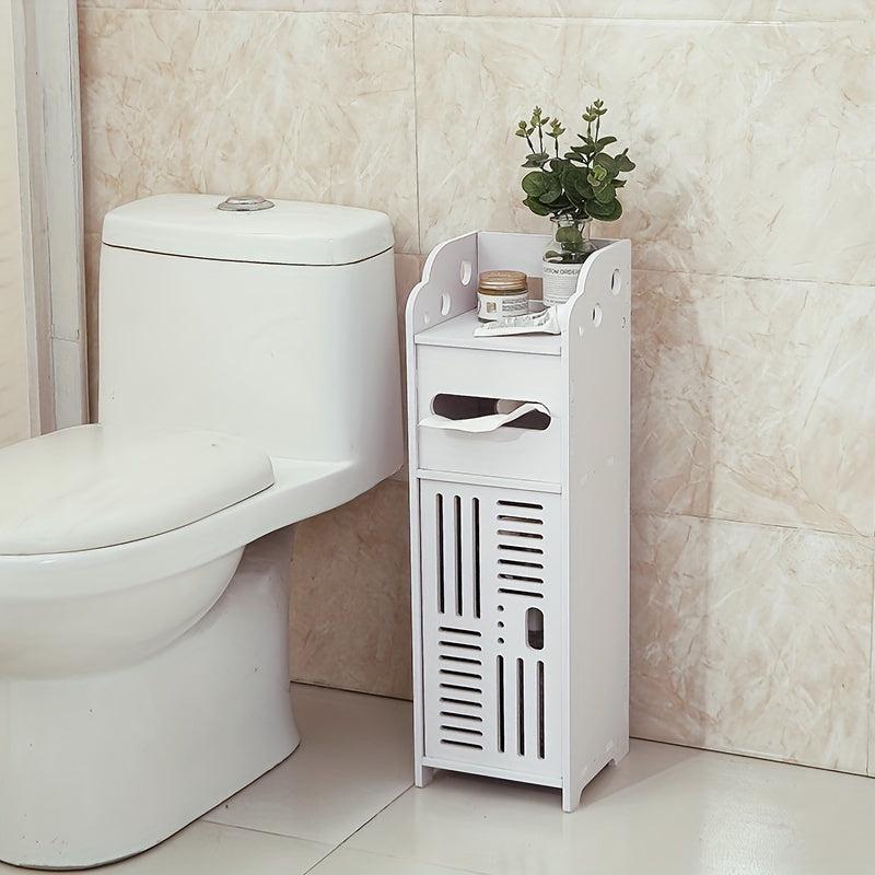 1pc Freestanding Bathroom Corner Shelf Storage Rack