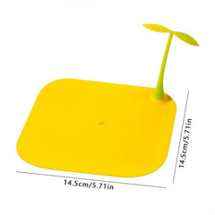 Rubber Floor Drain Mat Bathroom Drain Deodorant Cover