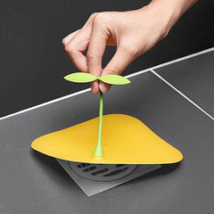 Rubber Floor Drain Mat Bathroom Drain Deodorant Cover