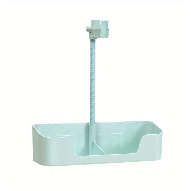 Adjustable Punch Shower Head Bracket Bathroom Spray Holder Base