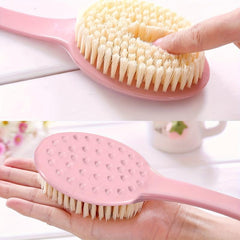 Double-sided Massage Bath Brush with 2 Hooks