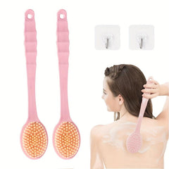 Double-sided Massage Bath Brush with 2 Hooks