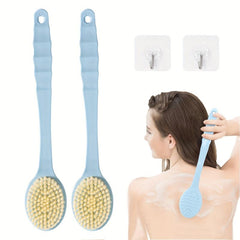 Double-sided Massage Bath Brush with 2 Hooks