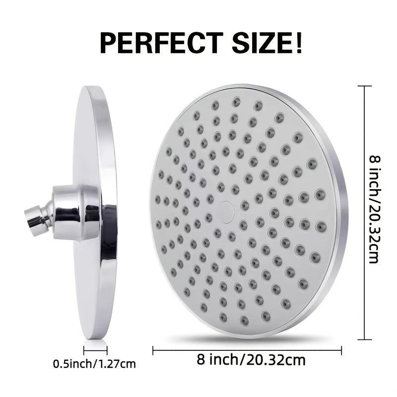 8 Inch Removable Shower Head Top Spray Electroplating Sprinkler