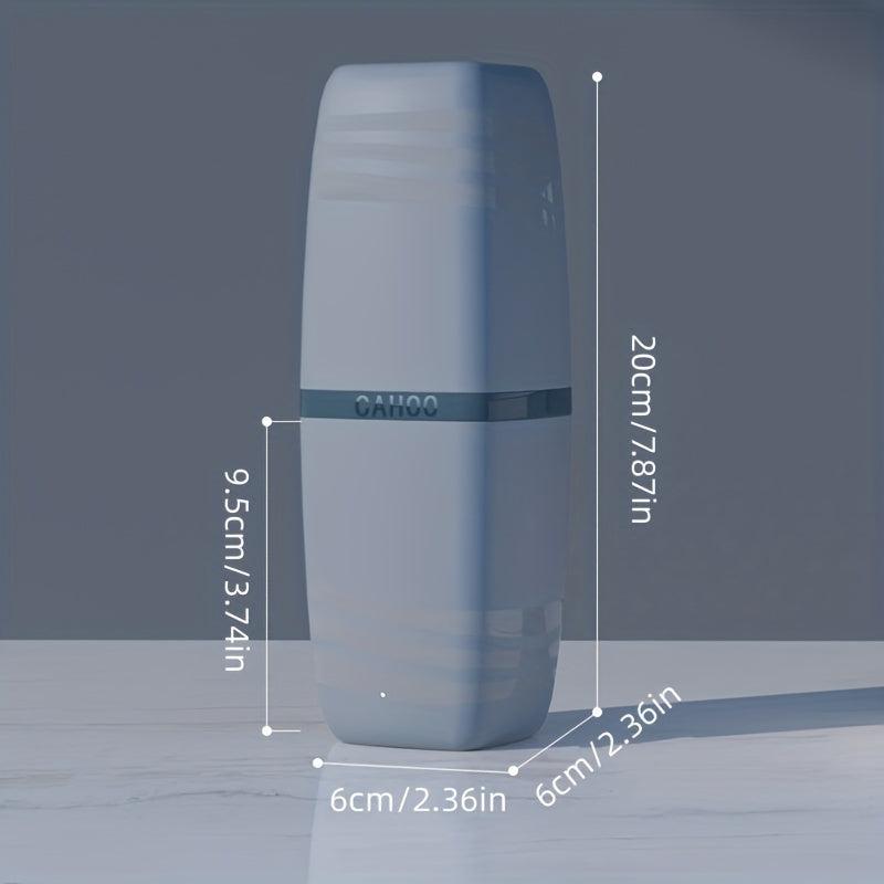 3 In 1 Toothbrush Case Toothpaste Holder Travel Cup