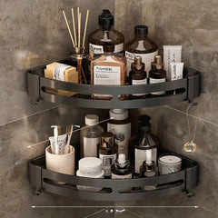 Bathroom Triangle Rack Cosmetic Storage Bath Supplies Corner Shelf Wall Storage