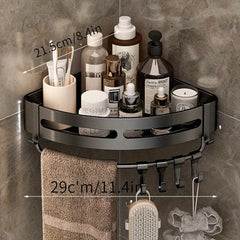 Bathroom Triangle Rack Cosmetic Storage Bath Supplies Corner Shelf Wall Storage