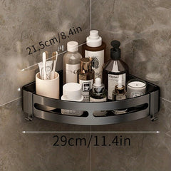 Bathroom Triangle Rack Cosmetic Storage Bath Supplies Corner Shelf Wall Storage