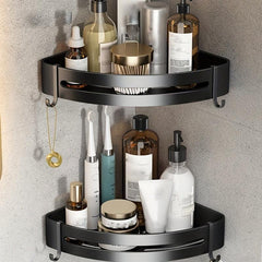 Bathroom Triangle Rack Cosmetic Storage Bath Supplies Corner Shelf Wall Storage